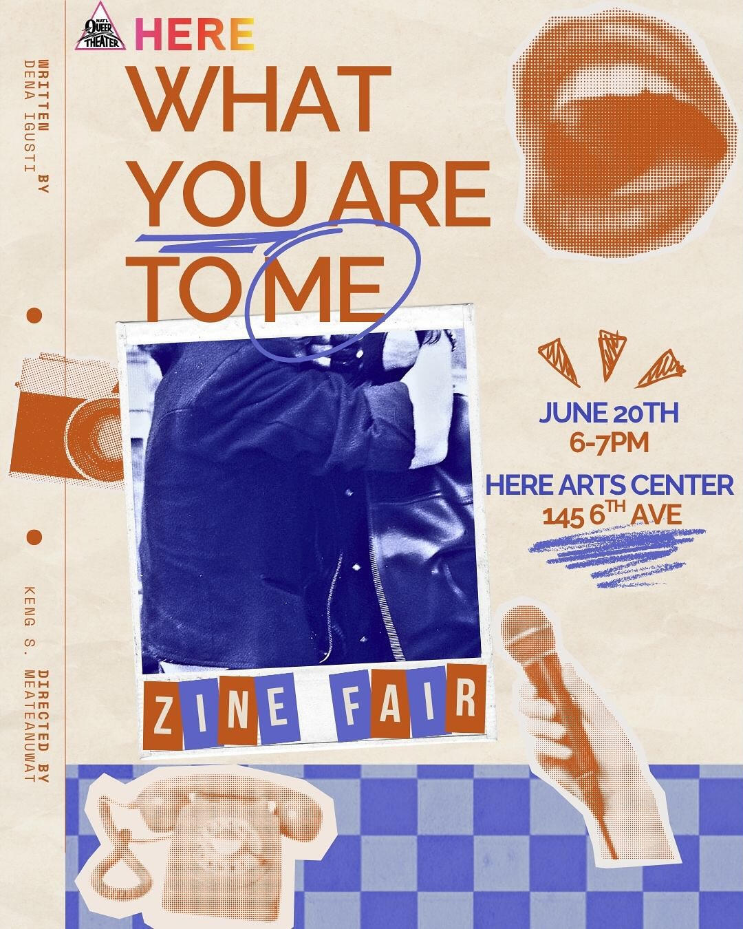 What You Are To Me pre-show Zine Fair (2025) Featured artist